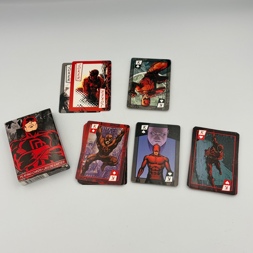 Marvel Daredevil Official Playing Cards Deck 52‎ Unique Comic Images Aquarius